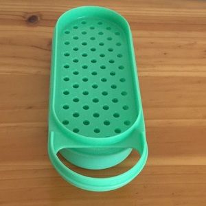 Vintage green Tupperware cheese grater keeper